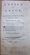 Voyage en Grèce fait en 1794 et 1795; Tome 1-3. Traduit de l'italien, par J.F. BLANVILLAIN, Avec une Carte générale de la Grèce ancienne et moderne, et dix Tableaux du commerce