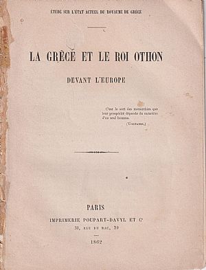 La Grèce et le Roi Othon devant l