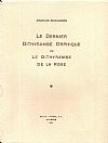 Le dernier dithyrambe orphique ou le dithyrambe de la rose
